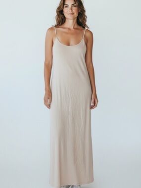 Beige nude Maxi Dress